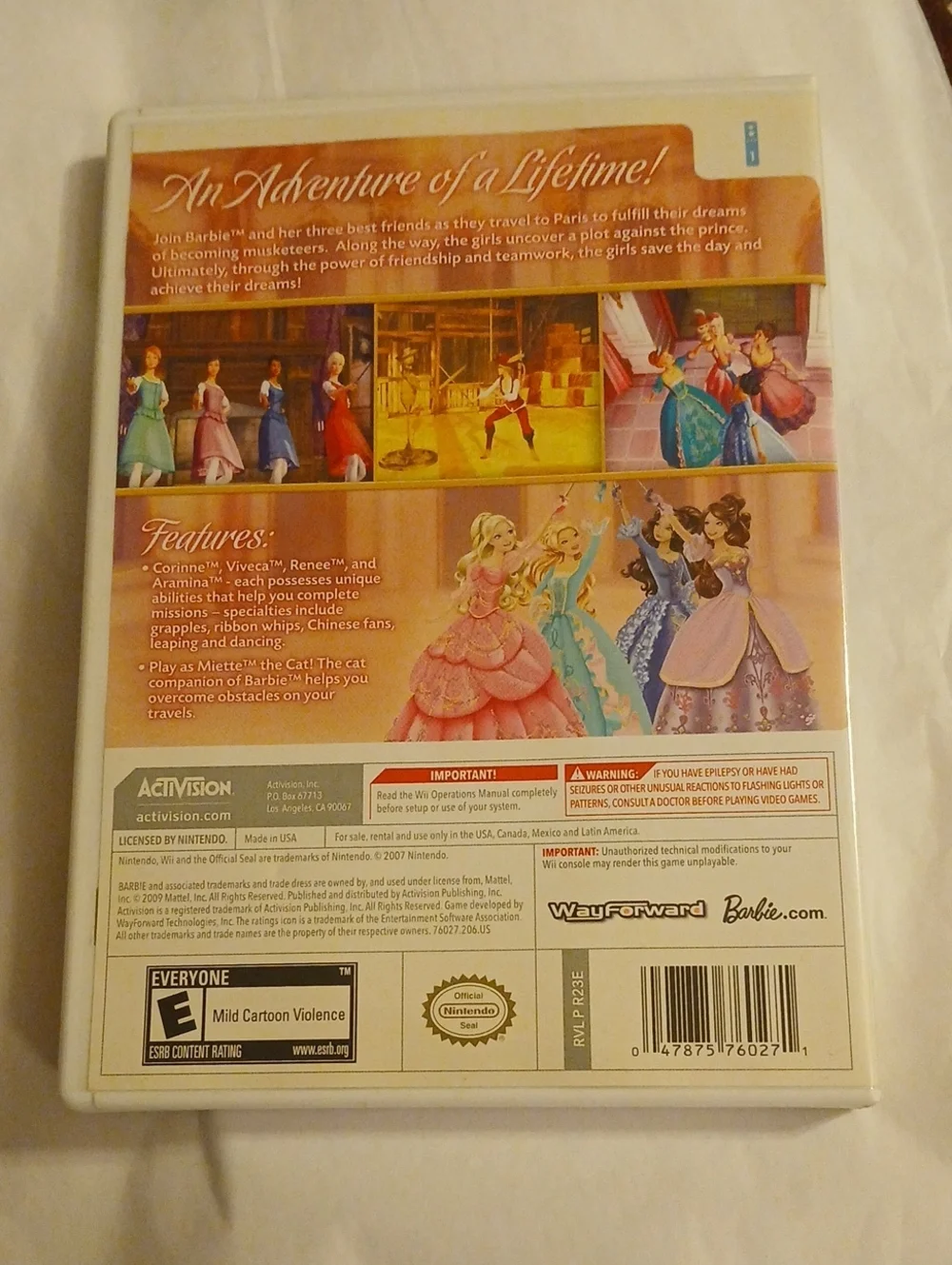 Nintendo barbie three